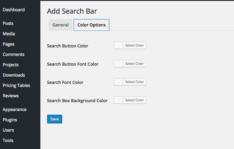 VR Calendar Sync Search Bar Setup Options